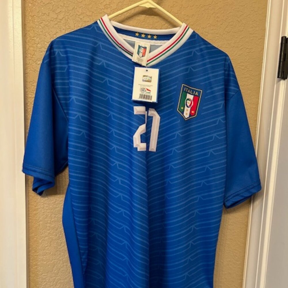 Men’s Italian Andrea Pirlo National Team Jersey #21